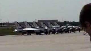 2007 McGuire AFB Open House  USAF Thunderbirds  Part 1 [upl. by Bernelle]