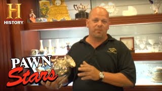 Pawn Stars How To if Silver is Fake or Real  History [upl. by Niessuh]