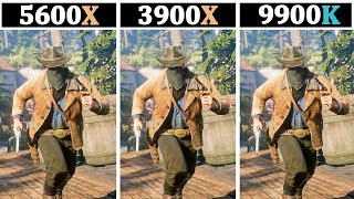 Ryzen 5600X vs 3900X vs Intel I9 9900K  4K Ultrawide 1440P 1080P [upl. by Nauwtna189]