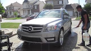 Auto Detailing MercedesBenz GLK350 exterior [upl. by Leina]