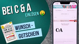 Wunschgutschein bei CampA einlösen  Wie geht das • 📱 • 🤑 • Anleitung  Tutorial [upl. by Hillman]