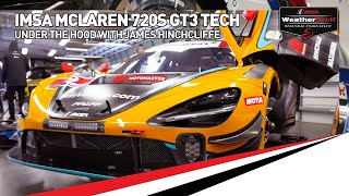 McLaren 720S GT3 Rolex 24 Tech Tour  IMSA WeatherTech SportsCar Championship [upl. by Saylor]