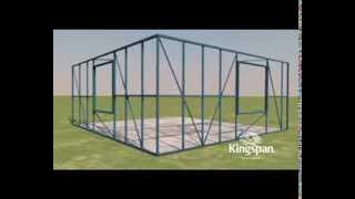 Kingspan AIRCELL Installation Video  Steel Framed Wall Insulation [upl. by Aicilanna111]