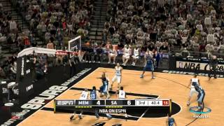 Memphis Grizzlies vs San Antonio Spurs 8993  Western Conference Finals  05212013  NBA 2k13 [upl. by Ybor425]