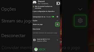 COMO TRANSMITIR P O DISCORD USANDO SEU XBOX shorts [upl. by Kreit]