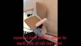 stairlifts acorn savaria K2 SL1000 2800 installed sales installation 267 2108499 PADENJ [upl. by Adnalohs986]