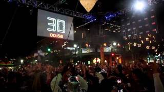 Happy New Years Countdown 2012 from Mill Ave Tempe Arizona [upl. by Hamlani]