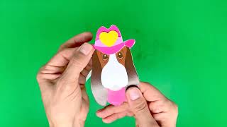 Easy DIY Hound Magnet Kids Craft by We Craft Box [upl. by Eiro]