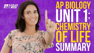 AP Biology Unit 1 Chemistry of Life Summary [upl. by Aicilanna236]