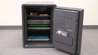 First Alert 2096DF Water Fire amp Theft Digital Safe [upl. by Kokoruda55]