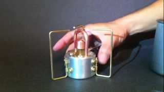 DT812 Adjustable Copper Coil Alcohol Stove [upl. by Anawahs168]