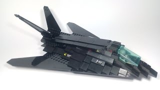 Sluban Army M38B0108  F117 Stealth Attack Aircraft [upl. by Oiziruam]