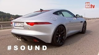 Jaguar FType Coupé V6 S  Sound [upl. by Eelnodnarb]