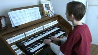 Bach  Prelude amp fugue in C major  BWV 553 played by Gert [upl. by Dlopoel]