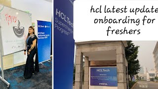 Hcl onboarding process 2023 latest update  1 year experience in hcl noida 126 mahikumari2365 [upl. by Zzahc]