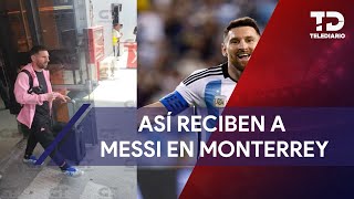 Así reciben los regios a Lionel Messi para juego Rayados vs Inter Miami [upl. by Tarsuss]