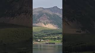 High mountains in Harstad Norway 🇳🇴 shortvideo norwaynature [upl. by Aihsik]