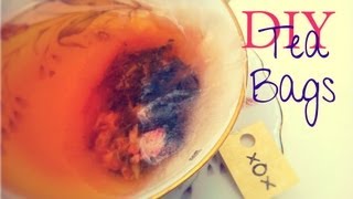 How To Make Your Own Tea Bags [upl. by Maltz]