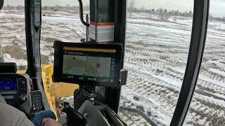 Trimble Earthworks Dozer Horizontal Steering Control [upl. by Ilellan]