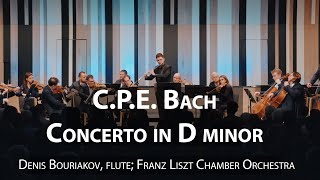 CPE Bach Flute Concerto in D Minor Wq 22 H 425 [upl. by Mit609]