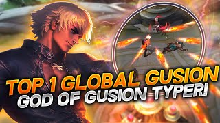 TOP 1 GLOBAL GUSION  GOD OF GUSION TYPER [upl. by Nivej926]