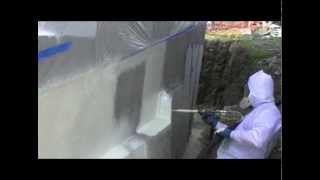 OneStep Concrete Waterproofing  Elastomeric Bridging Polyurea [upl. by Tiga20]