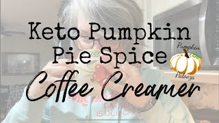 Keto Pumpkin Pie Spice Coffee Creamer ☕️  pumpkinpalooza [upl. by Thain]