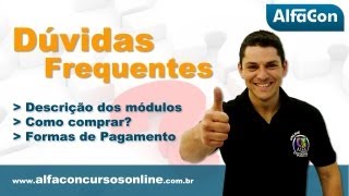 AlfaCon  Guia e Dicas do Site Alfa Concursos Online [upl. by Mazman597]