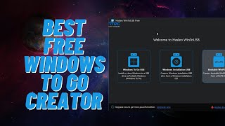 Best Free Windows To Go Creator [upl. by Dachia]