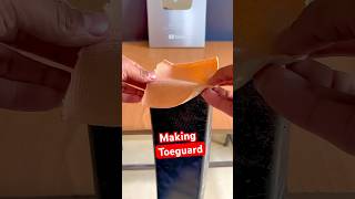 Plastic Bat Toeguard  Homemade Bat Toeguard For Plastic Cricket Bat cricket shorts making [upl. by Wonacott165]