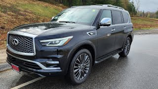 2023 INFINITI QX80 Sensory POV Test DriveReview [upl. by Alisen]