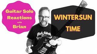 GUITAR SOLO REACTIONS  WINTERSUN  Time [upl. by Rikahs]