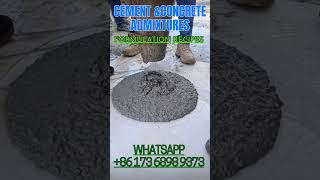 CEMENT AND CONCRETE ADMIXTURES FORMULATION RECIPEacceleratorplasticizeractivatorwaterproof [upl. by Wyndham]