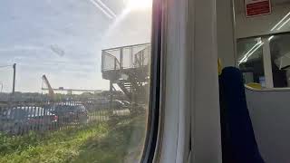 Onboard 150201 Rotherham CentralMeadowhall [upl. by Notse]