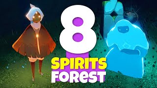 All 8 Spirit Locations in Hidden Forest  Ancestors Constellation  Sky COTL [upl. by Macmullin]