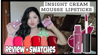 Insight lipstick swatches  soft amp comfy lipsticks review lipstickswatch affordable comfortable [upl. by Fuller]