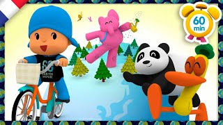 🌎 POCOYO FRANÇAIS  EARTH HOUR 🚲 La planète à vélo  60 min   DESSIN ANIMÉ pour enfants [upl. by Nnawtna605]