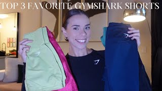 Top 3 Favorite Gymshark Shorts  Brittany Peterson [upl. by Ammon190]