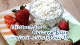 Hüttenkäse  CottageKäse selber machen [upl. by Timms]