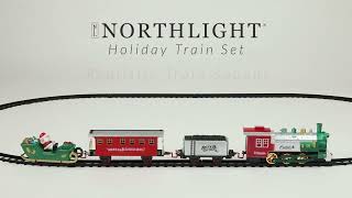 16 Pc Lighted and Animated Christmas Holiday Train Set with Sound  Northlight NM94458  Northlight [upl. by Macilroy]