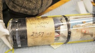 MIT Ignores Note Cracks Open Time Capsule 942 Years Early  Newsy [upl. by Opiuuk652]