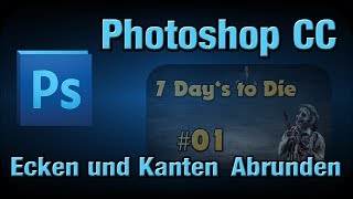 Photoshop CC Kanten und Ecken abrunden HDGerman [upl. by Nirual]