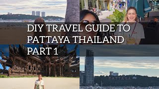 BANGKOK TO PATTAYA THAILAND VIA BUS PART 1  DIY TRAVEL GUIDE [upl. by Remot]