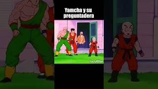 Yamcha y su preguntadera 😆 DragonBallZ [upl. by Ahsyekat274]