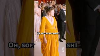 That time we had a glitch during the OSCARS shooting Sandra Oh 🫣🫠😭 oscars sandraoh livefrome [upl. by Ecneps]