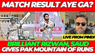 Rizwan 171Saud 141 gives Pakistan MOUNTAIN OF RUNS  Day 2 Stumps Pakistan vs Bangladesh 1st Test [upl. by Ivetts735]