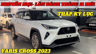 ✅ Bất ngờ Giá Toyota Yaris Cross 2023 tiếp tục giảm cuối tháng 11 Lăn bánh quotthấp kỷ lục quot [upl. by Lekkim]