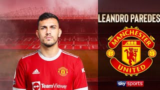 Leandro Paredes • Welcome to Man United  Best Defensive Skills Passes amp Goals  2022 [upl. by Luaped]