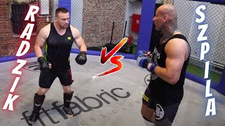 Radzikowski vs Szpilka Strong Ekipa sparing przed walka z Pudzianowskim [upl. by Oatis]