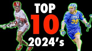 TOP 10 2024 High School Lacrosse Recruits NLF Rankings [upl. by Bosson930]